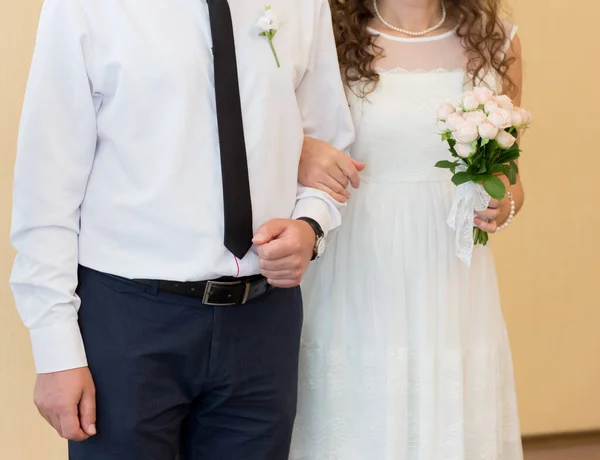 Recién Casados Están Oficina Registro — Foto de Stock