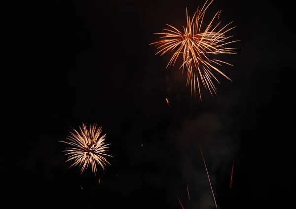 Beautiful fireworks at national celebration