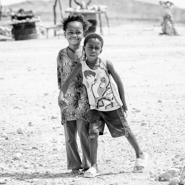 Windhoek Namibia Jan 2016 Crianças Ovambo Não Identificadas Namíbia Ovambo — Fotografia de Stock