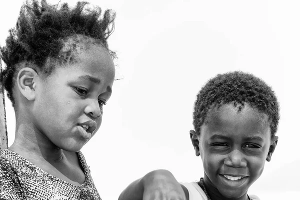 Windhoek Namibie Jan 2016 Enfants Ovambo Non Identifiés Namibie Ovambo — Photo