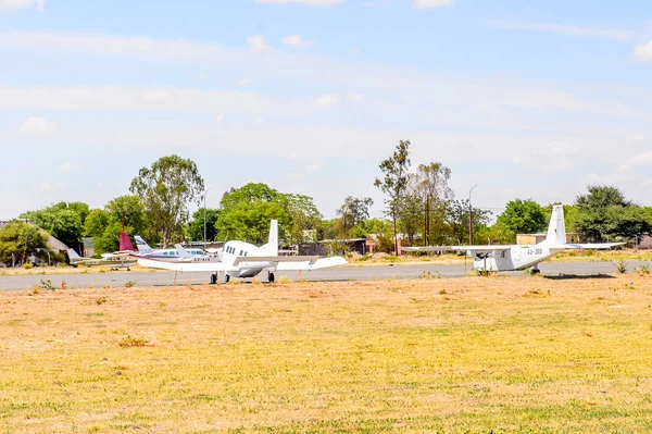 Maun Botswana Jan 2016 Letiště Maun Botswaně Maun Páté Největší — Stock fotografie