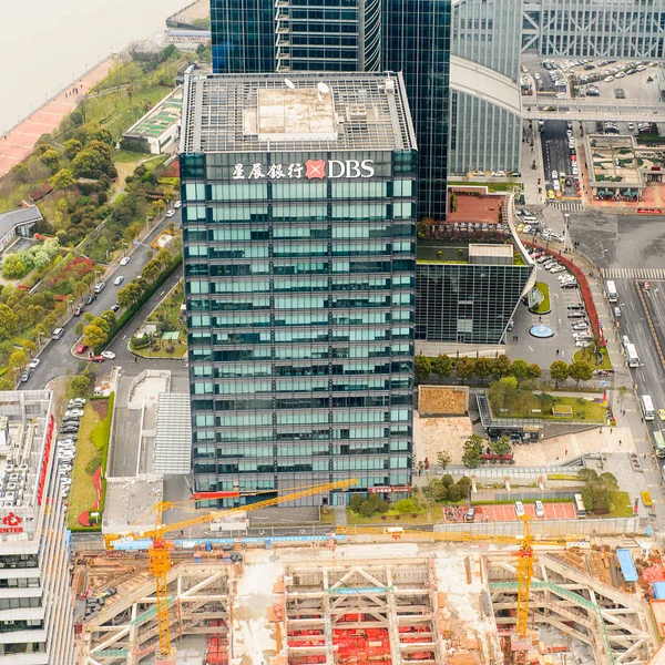 Shanghai China Mrt 2016 Uitzicht Shanghai Gebouwen Van Oriental Pearl — Stockfoto