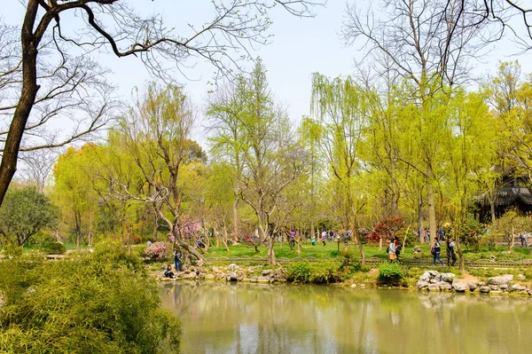 Suzhou Kína Április 2016 Jellege Szerény Administrator Garden Egy Kínai — Stock Fotó