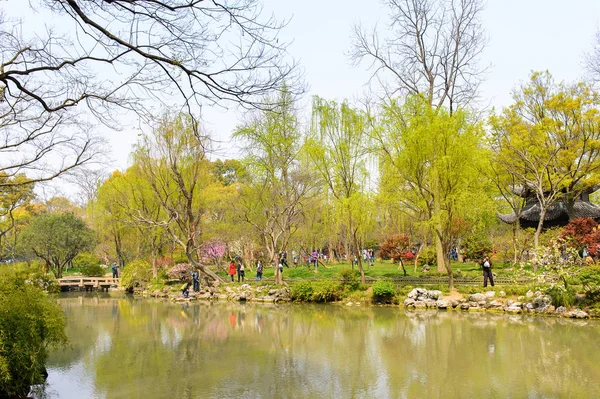 Suzhou Kína Április 2016 Jellege Szerény Administrator Garden Egy Kínai — Stock Fotó