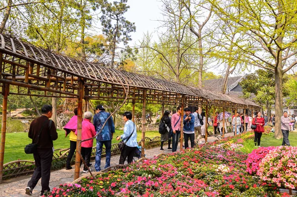 Σουτσόου Κίνα Απρ 2016 Κήπος Του Ταπεινού Διαχειριστή Ένας Κινέζικος — Φωτογραφία Αρχείου