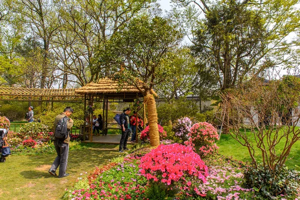 Suzhou Kina Apr 2016 Oidentifierade Turister Den Ödmjuka Administratörens Trädgård — Stockfoto