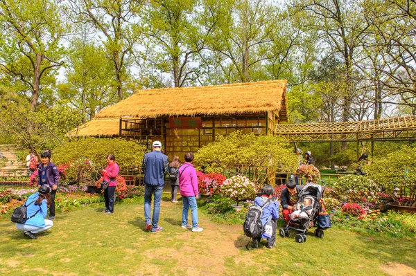 2016年4月1日 ユネスコ世界遺産の蘇州にある中国庭園 ハンブル アドミニストラット ガーデン 身元不明の観光客 — ストック写真