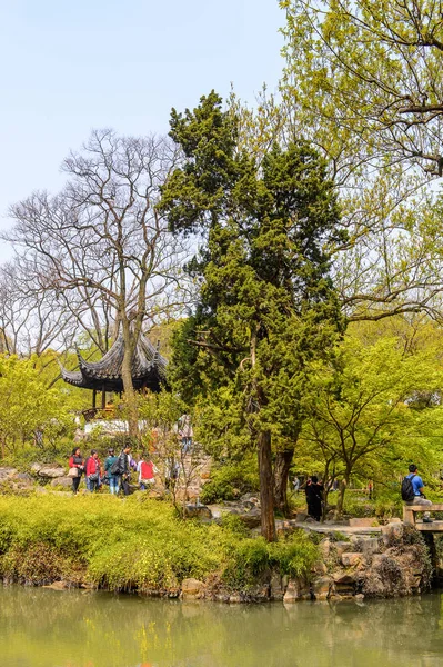 Suzhou Kina Apr 2016 Den Ödmjuka Administratörens Trädgård Kinesisk Trädgård — Stockfoto