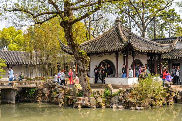 Suzhou China Abr 2016 Humilde Jardín Administrativo Jardín Chino Suzhou —  Fotos de Stock