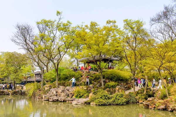 Suzhou Chiny Kwietnia 2016 Humble Administrator Garden Chiński Ogród Suzhou — Zdjęcie stockowe