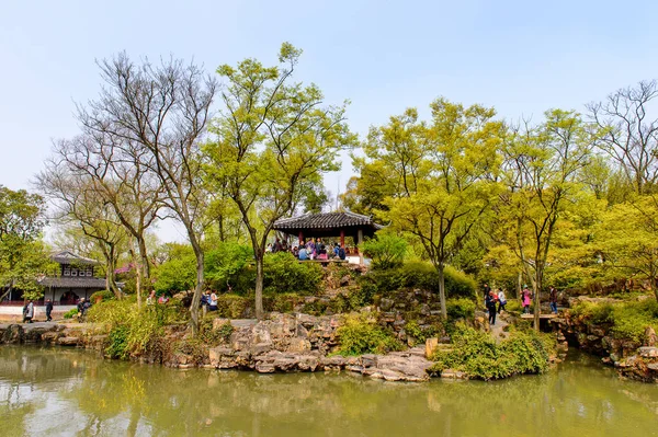 Suzhou China Apr 2016 Humilde Jardim Administrador Jardim Chinês Suzhou — Fotografia de Stock