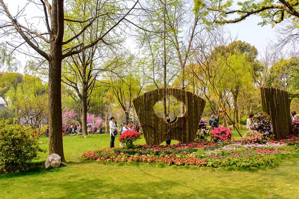 Σουτσόου Κίνα Απρ 2016 Κήπος Του Ταπεινού Διαχειριστή Ένας Κινέζικος Φωτογραφία Αρχείου