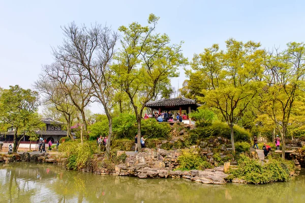 Suzhou Chiny Kwietnia 2016 Humble Administrator Garden Chiński Ogród Suzhou — Zdjęcie stockowe