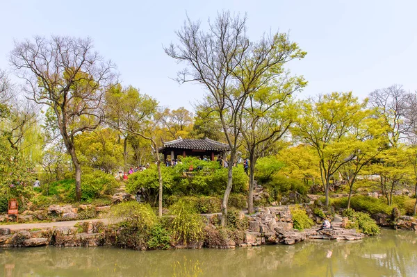 Suzhou Kína Ápr 2016 Szerény Administrator Garden Egy Kínai Kert — Stock Fotó