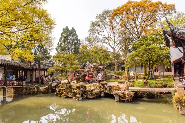 Suzhou Kína Ápr 2016 Szerény Administrator Garden Egy Kínai Kert — Stock Fotó