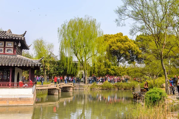 Suzhou China Apr 2016 Pagode Jardim Administrador Humilde Jardim Chinês — Fotografia de Stock
