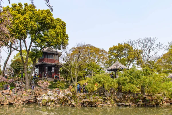 Suzhou Çin Nisan 2016 Mütevazı Yönetici Bahçesi Nin Doğası Suzhou — Stok fotoğraf