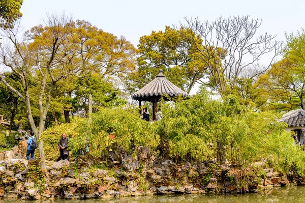 Suzhou Çin Nisan 2016 Mütevazı Yönetici Bahçesi Nin Doğası Suzhou — Stok fotoğraf