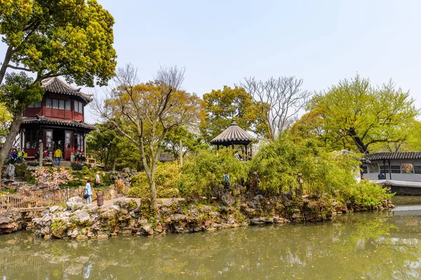 Suzhou China Abr 2016 Naturaleza Del Jardín Del Administrador Humilde — Foto de Stock