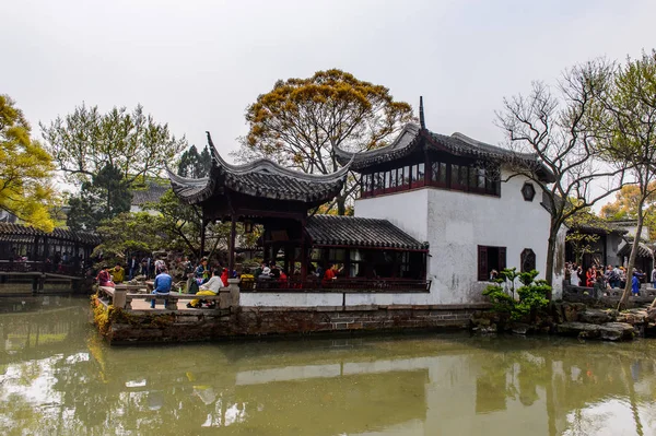 Suzhou Çin Nis 2016 Mütevazı Yönetici Bahçesi Suzhou Bir Çin — Stok fotoğraf