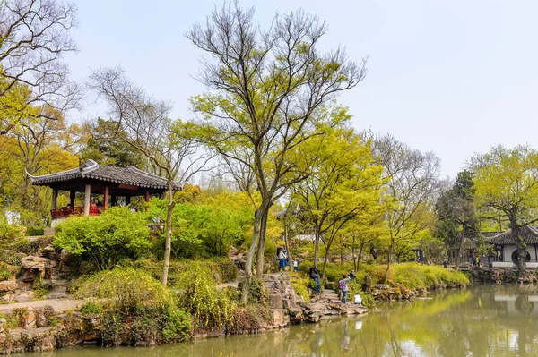 Suzhou Kína Ápr 2016 Szerény Administrator Garden Egy Kínai Kert — Stock Fotó