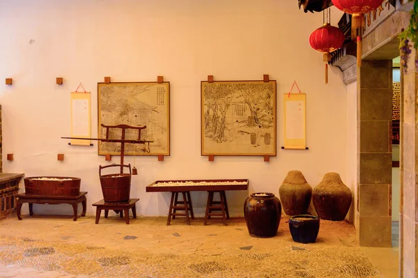 Suzhou Chiny Kwi 2016 Muzeum Jedwabiu Fabryka Sklep Suzhou Chiny — Zdjęcie stockowe