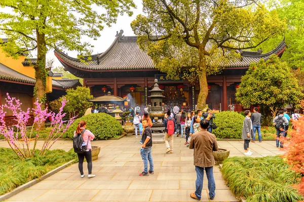 Hangzhou China Apr 2016 Lingyin Temple Temple Soul Retreat Complex — Stock Photo, Image