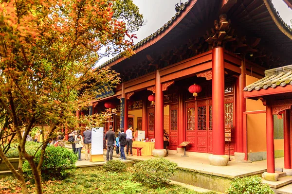 Ханчжоу Китай Apr 2016 Одна Пагод Будды Храме Линъинь Храм — стоковое фото