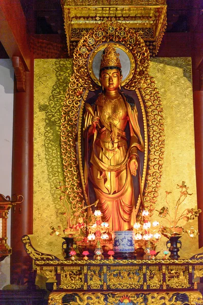 Hangzhou Cina Apr 2016 Statua Del Buddha Una Delle Pagode — Foto Stock