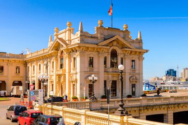 Cenova, İtalya - 4 Mayıs 2016: Cenova'nın Mimarisi, İtalya. Cenova, Liguria'nın başkenti ve İtalya'nın altıncı büyük şehridir.