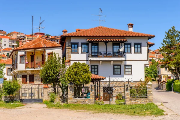 Kastoria Griechenland Apr 2016 Architektur Von Kastoria Westmakedonien Griechenland Die — Stockfoto