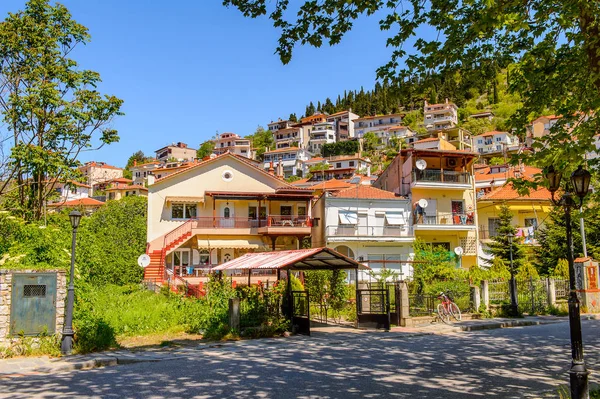 Kastoria Grécia Apr 2016 Arquitetura Kastoria Macedônia Ocidental Grécia Cidade — Fotografia de Stock