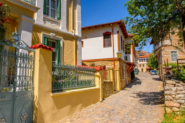 Kastoria Grecia Abr 2016 Arquitectura Kastoria Macedonia Occidental Grecia Ciudad —  Fotos de Stock
