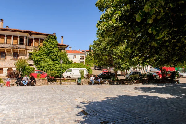 Kastoria Grecia Apr 2016 Piazza Centrale Kastoria Macedonia Occidentale Grecia — Foto Stock