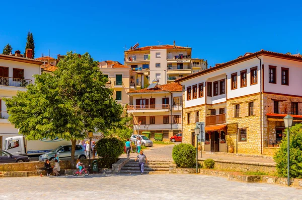 Kastoria Grekland April 2016 Arkitektur Kastoria Västra Makedonien Grekland Staden — Stockfoto