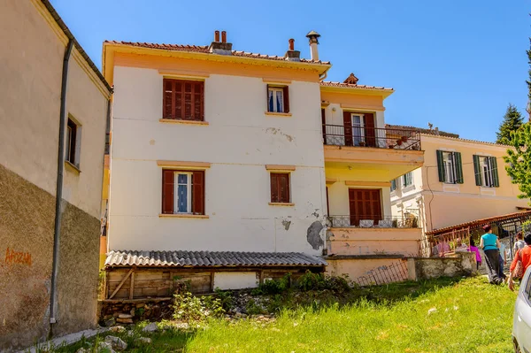 Kastoria Griekenland Apr 2016 Architectuur Van Kastoria West Macedonië Griekenland — Stockfoto