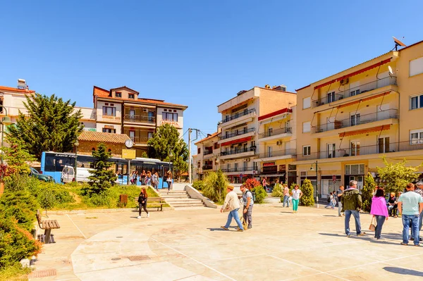 Kastoria Griekenland Apr 2016 Architectuur Van Kastoria West Macedonië Griekenland — Stockfoto