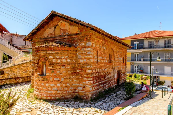 Kastoria Grécia Apr 2016 Igreja São Nicolau Kasnitzes Kastoria Macedônia — Fotografia de Stock