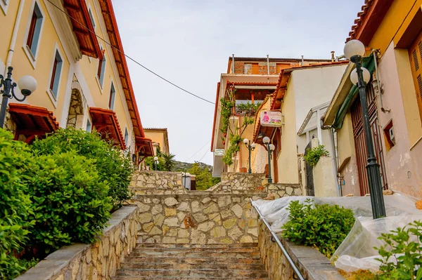 Delphi Griechenland Apr 2016 Architektur Der Kleinen Stadt Der Nähe — Stockfoto