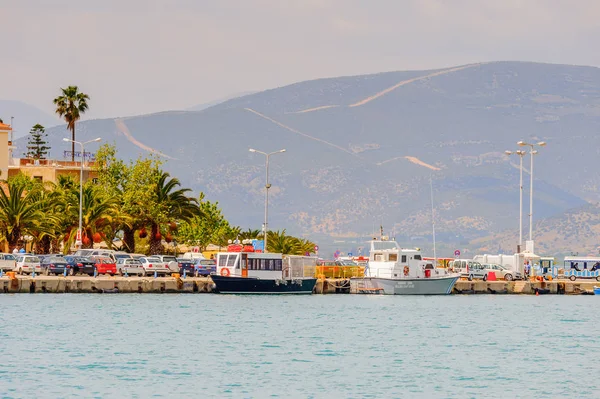 Nafplio Greece Apr 2016 Port Nafplio Seaport Town Peloponnese Greece — Stock Photo, Image