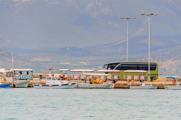 Nafplio Grèce Avril 2016 Port Nauplie Une Ville Portuaire Péloponnèse — Photo