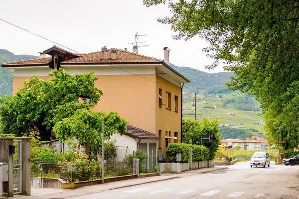 Mezzocorona Italia Maggio 2016 Architettura Mezzocorona Italia Comune Del Trentino — Foto Stock