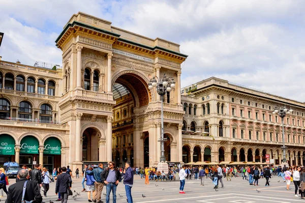 Milano Italien Maj 2016 Galleria Vittorio Emanuele Ett Världens Äldsta — Stockfoto