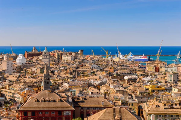 Genua Italien Mai 2016 Architektur Des Alten Hafens Von Genua — Stockfoto