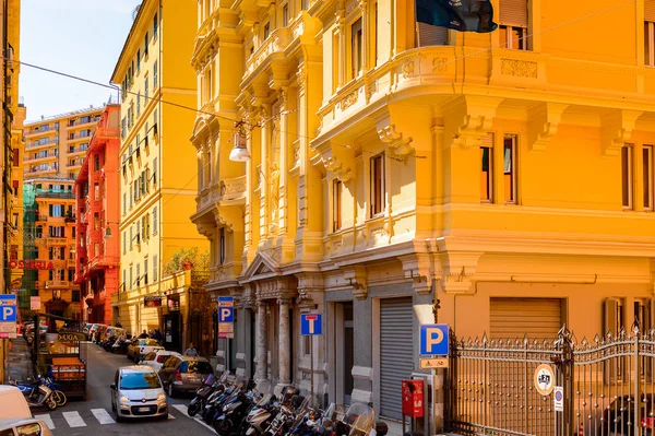 Cenova, İtalya - 4 Mayıs 2016: Cenova'nın Mimarisi, İtalya. Cenova, Liguria'nın başkenti ve İtalya'nın altıncı büyük şehridir.