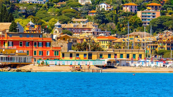 Santa Margherita Ligure Włochy Maja 2015 Wybrzeże Morza Liguryjskiego Santa — Zdjęcie stockowe