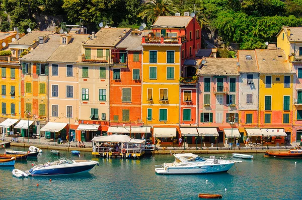 Portofino Italia Mayo 2016 Hermosa Vista Portofino Pueblo Pesquero Italiano — Foto de Stock