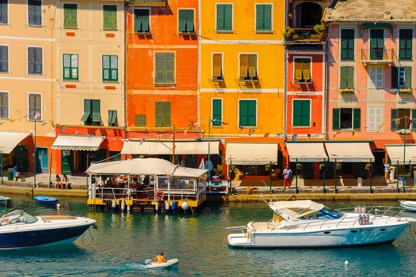 Portofino Italien Maj 2016 Vacker Utsikt Över Portofino Italiensk Fiskeby — Stockfoto