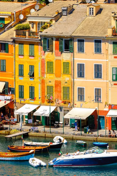 Portofino Itália Maio 2016 Bela Vista Portofino Uma Vila Piscatória — Fotografia de Stock