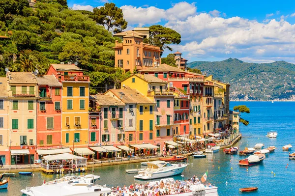 Portofino Itália Maio 2016 Bela Vista Portofino Uma Vila Piscatória — Fotografia de Stock